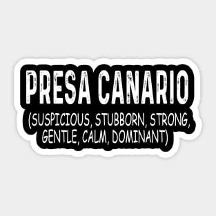 Presa Canario Dog Sticker